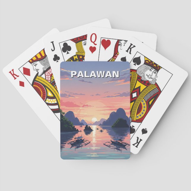 Palawan Filippinerna Resa Casinokort (Baksidan)