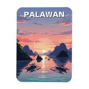 Palawan Filippinerna Travel Magnet