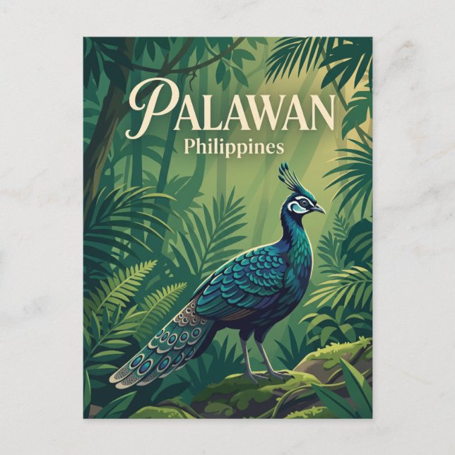 Palawan Filippinerna Vykort (Framsida)