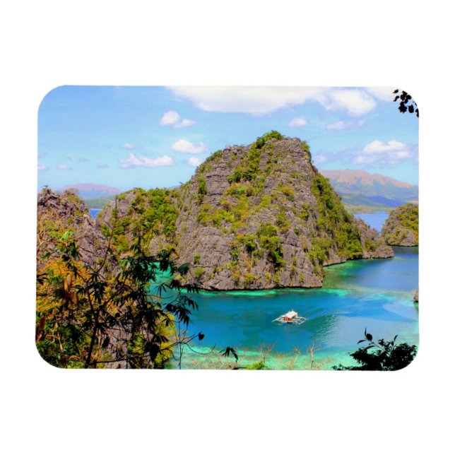 Palawan i Filippinerna Magnet (Horisontell)