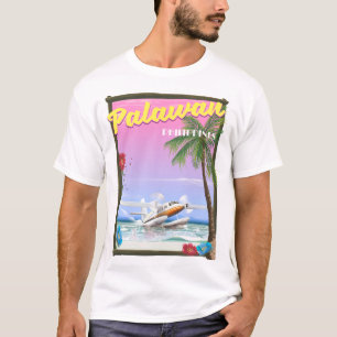 Palawan Philippines flygaffisch T Shirt