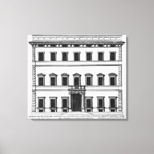 Palazzo av huvudsakliga Alesandrino, Piazza SS Canvastryck