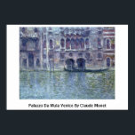 Palazzo Da Mula Venedig av Claude Monet Poster<br><div class="desc">Palazzo Da Mula Venedig av Claude Monet. Palazzo Da Mula Venedigs mästerverk av Claude Monet. Claude Monet: grundaren av Franskens intsionistiska målning. Begreppet intryck härstammar från titeln på hans �,  slimmad �.</div>
