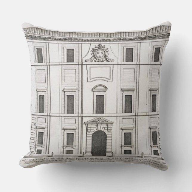 Palazzo del Collegio de propaganda Fide, från 'Pal Kudde (Framsida)