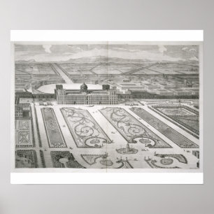 Palazzo di Caserta från "Dichiarazione dei Disegn Poster