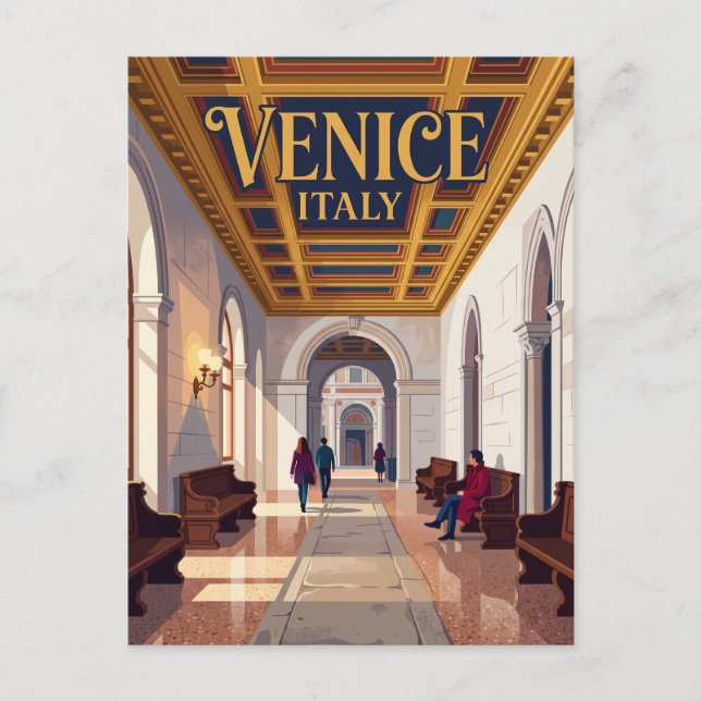 Palazzo Ducale Italien Vykort (Framsida)