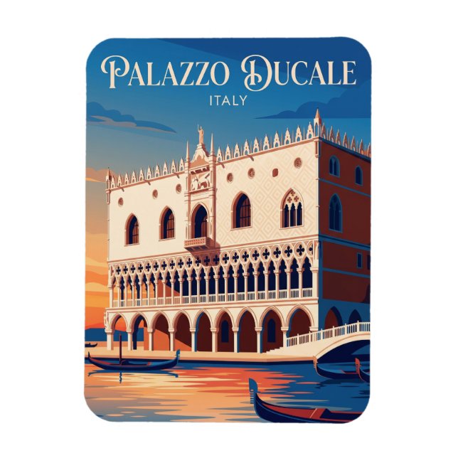 Palazzo Ducale, Venedig, Italien Italien Magnet (Vertikal)