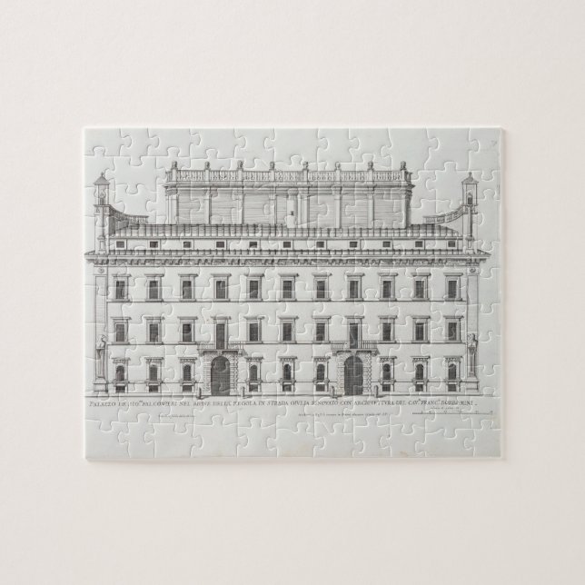 Palazzo Falconieri, Rome, från "Palazzi di Roma", Pussel (Horisontell)
