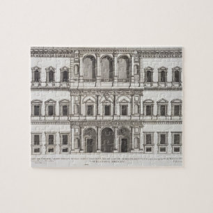 Palazzo Farnese, från "Palazzi di Roma", del mig, Pussel