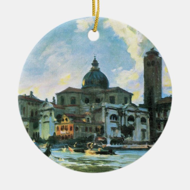 Palazzo Labia, Venedig av John Singer Sargent Julgransprydnad Keramik (Framsidan)