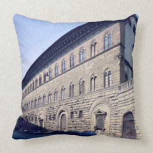 Palazzo Medici-Riccardi som börjas 1444 (fotoet) Kudde