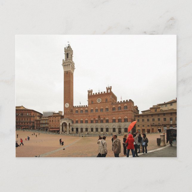 Palazzo Pubblico Vykort (Framsida)