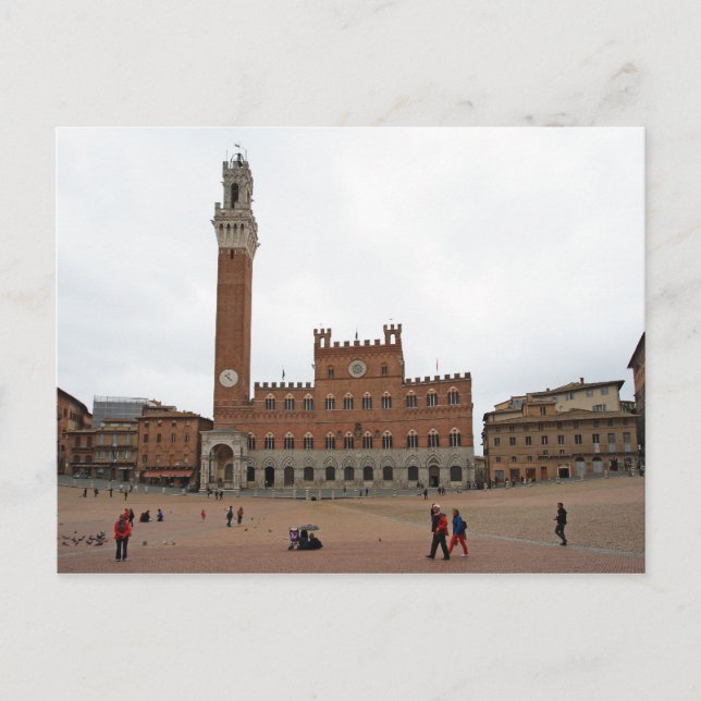Palazzo Pubblico Vykort (Framsida)
