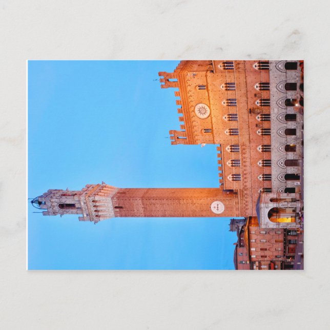 Palazzo Pubblico Vykort (Framsida)