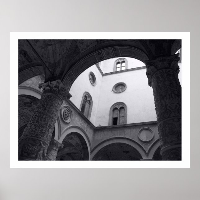 Palazzo Vecchio Courtyard Poster (Framsidan)