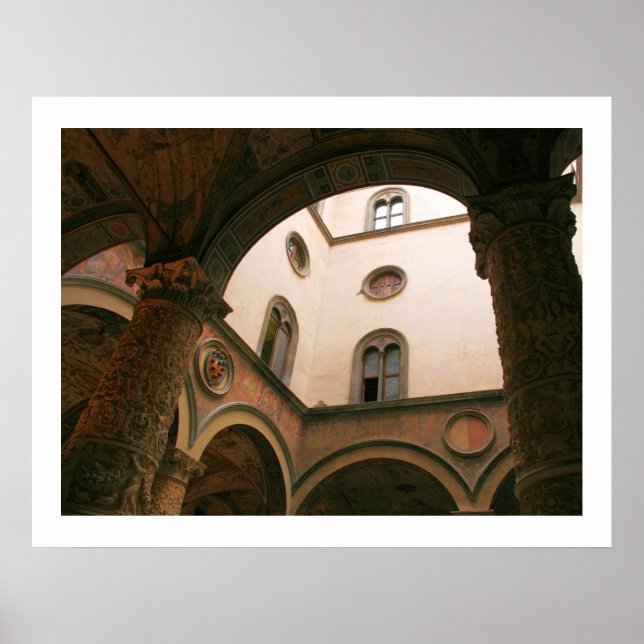 Palazzo Vecchio Courtyard Poster (Framsidan)