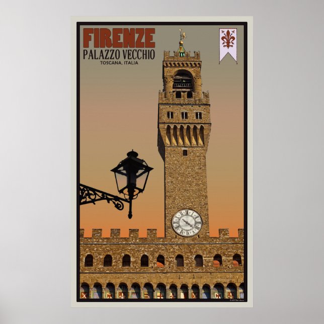 Palazzo Vecchio Torn Poster (Framsidan)