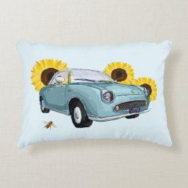 Pale Aqua Figaro accent pillow Prydnadskudde