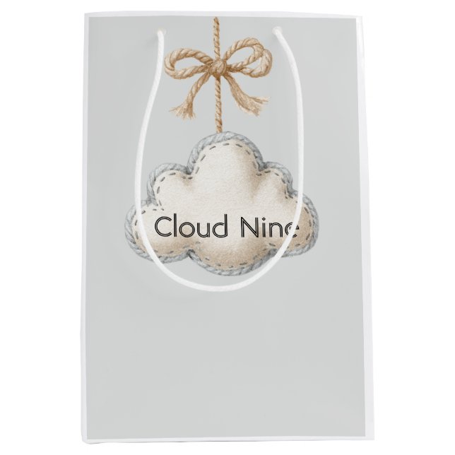 Pale Blue Cloud Nine Baby Shower (Framsidan)