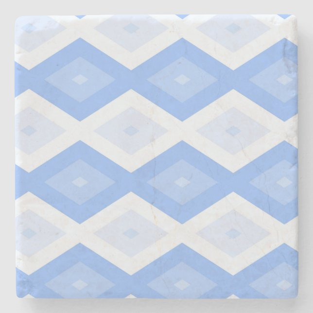 Pale blue diamond pattern stenunderlägg (Framsidan)