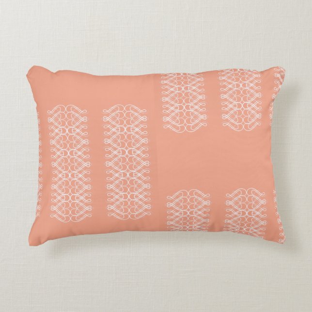 Pale Orange Accent Pillow Prydnadskudde (Framsidan)