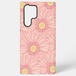 Pale Pink daisy pattern - large