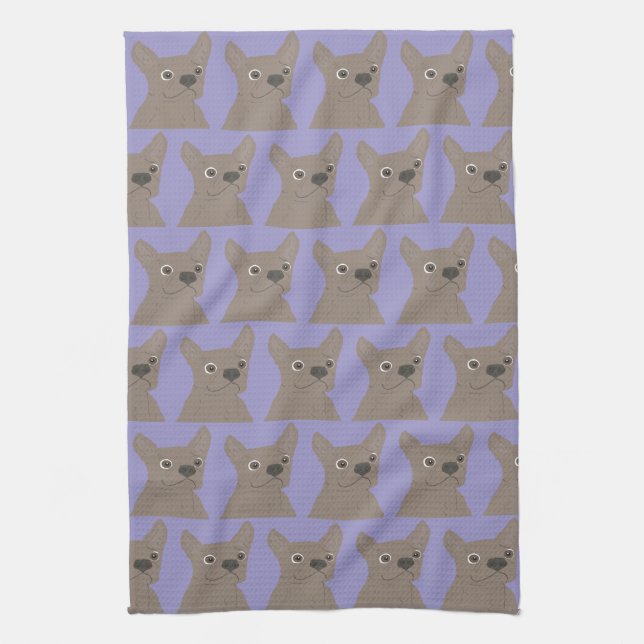Pale Purple Dog Kökshandduk (Vertikal)