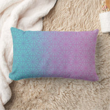 Pale purple gradient throw pillow