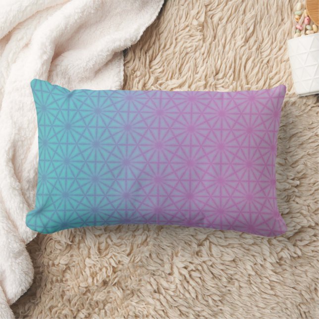 Pale purple gradient throw pillow lumbarkudde (Filt)