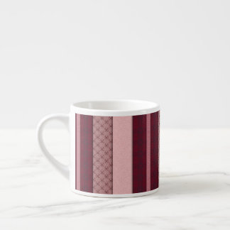 Pale rose & mahogany stripes AI art  Espressomugg