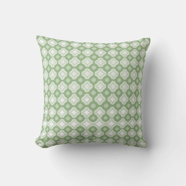 Pale Sage Throw Pillow Kudde (Framsida)
