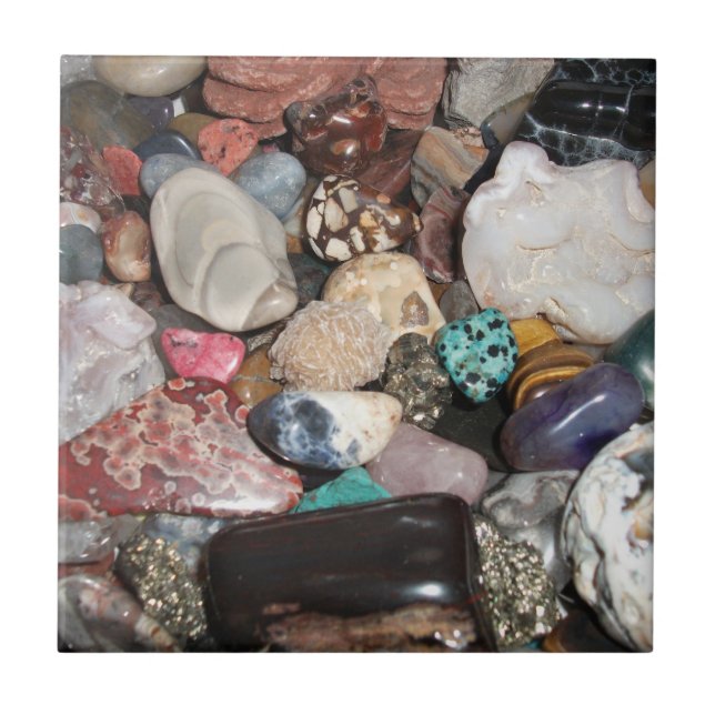 Pålen Pålad Sten Kakelplatta (Framsidan)