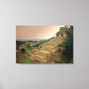 Palenque, Chiapas, Mexiko, Maya Canvastryck