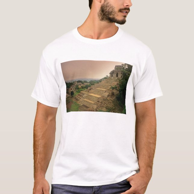 Palenque, Chiapas, Mexiko, Maya T-shirt (Framsida)