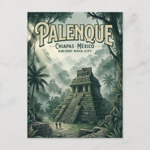Palenque-ruinerna Vykort