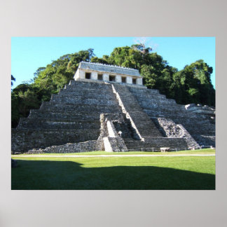Palenque Temple of Inscriptions Poster