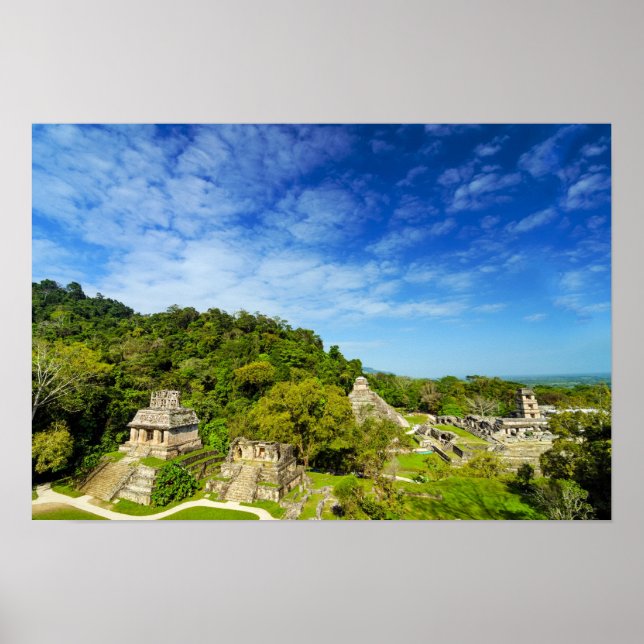 Palenque-vy Poster (Framsidan)