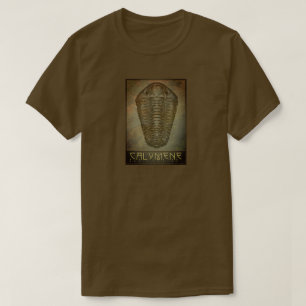 Paleo-chic Calymene Sepia Trilobite T Shirt