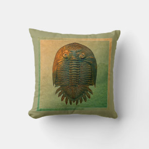 "Paleo-chic" Neometacanthus fossil Trilobite Kudde