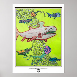 Paleo Gult Sea Poster