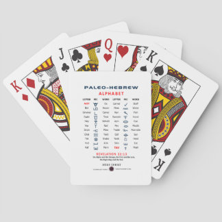 Paleo Hebrew Casinokort