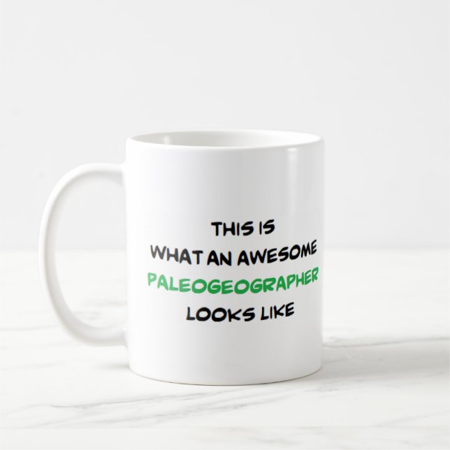 paleogeographer fantastisk kaffemugg (Vänster)