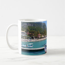 Paleokastritsa strand, Corfu Kaffemugg