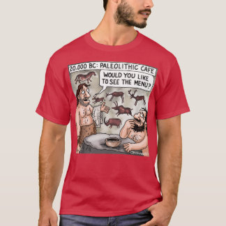Paleolitisk kafé t shirt