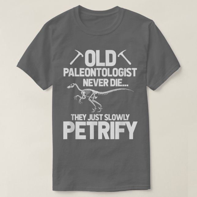 Paleontolog Dinosaur Paleontology T-Rex Skeleto T Shirt (Design framsida)