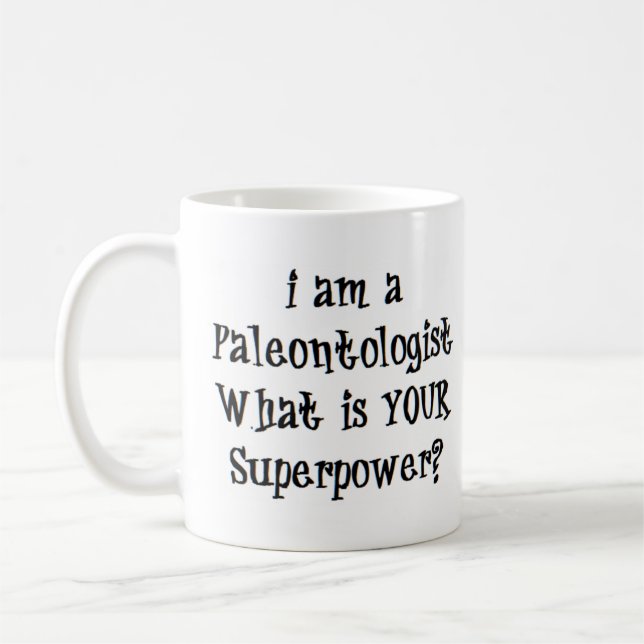 paleontolog kaffemugg (Vänster)