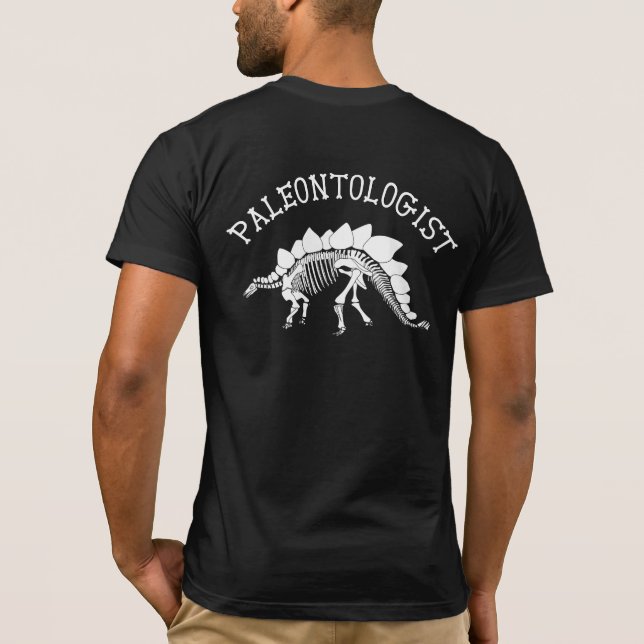 Paleontolog (Stegosaurus) T-shirt (Baksida)