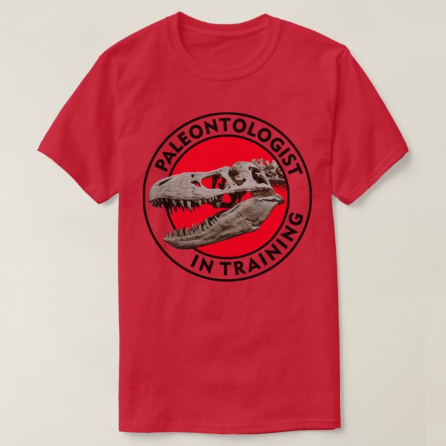 Paleontolog under Utbildning 2 T Shirt (Design framsida)