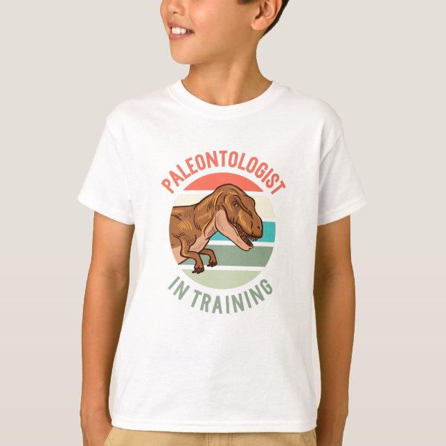 Paleontolog under utbildning t shirt (Framsida)