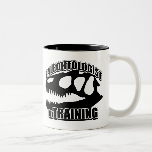 PALEONTOLOG UNDER UTBILDNING Två-Tonad MUGG (Höger)